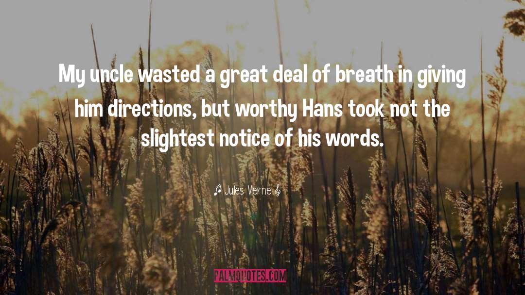 Tegner Hans quotes by Jules Verne