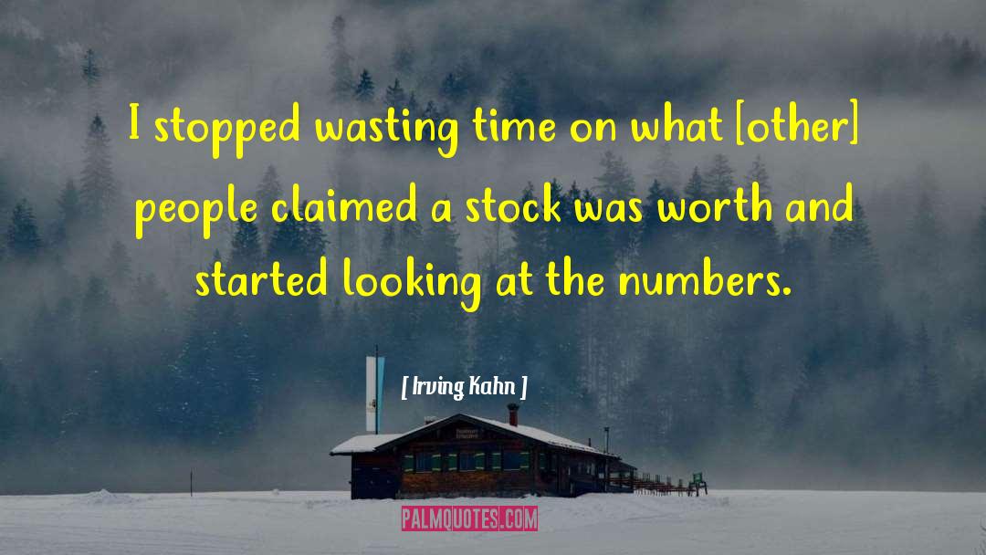 Tel Stock quotes by Irving Kahn