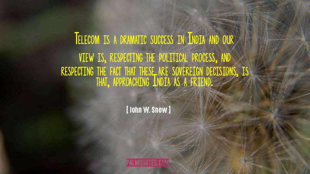 Telecom quotes by John W. Snow