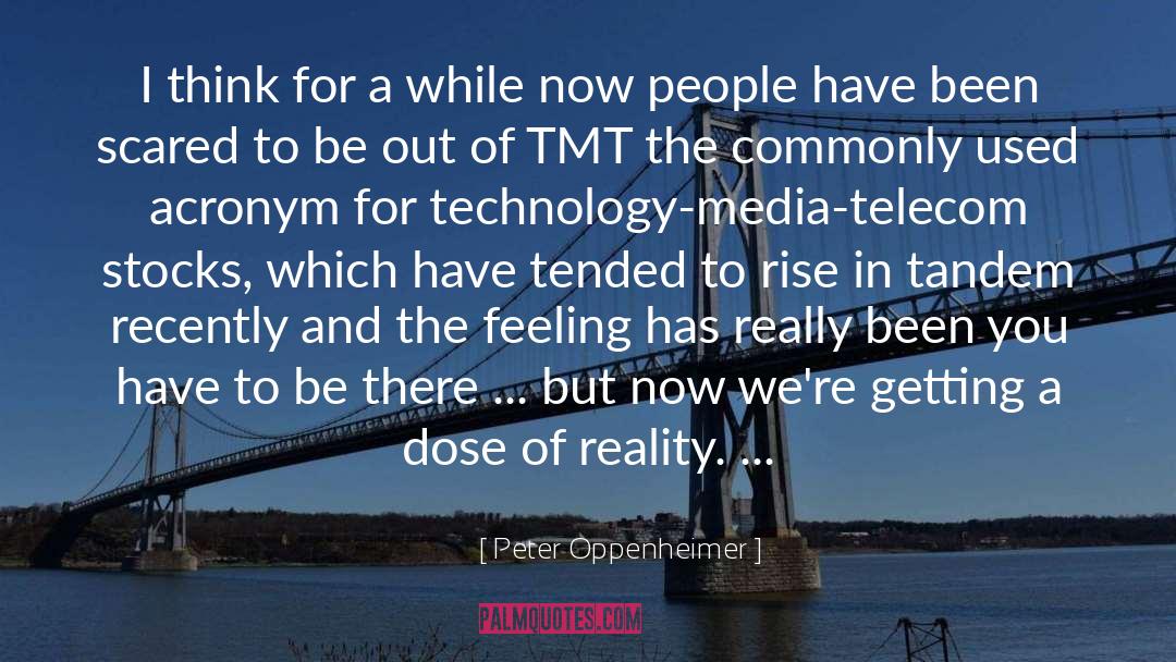 Telecom quotes by Peter Oppenheimer