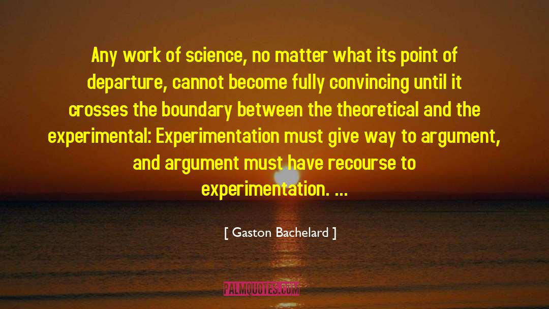 Teleological Argument quotes by Gaston Bachelard