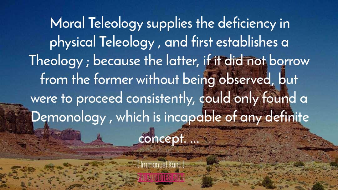 Teleology quotes by Immanuel Kant