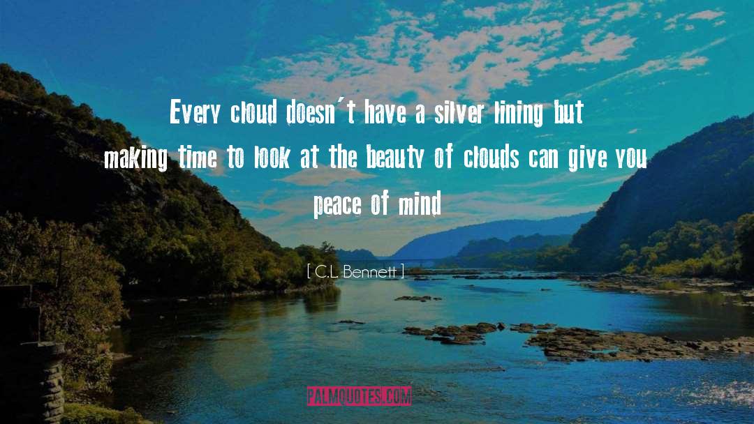 Telepathic Cloud Of Butterflies quotes by C.L. Bennett