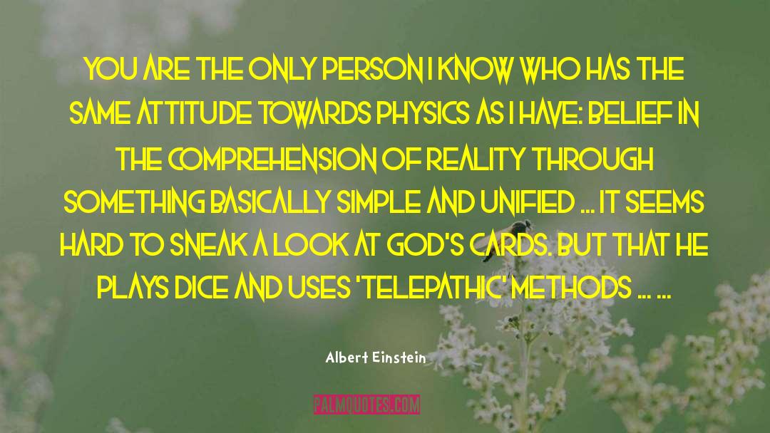 Telepathic quotes by Albert Einstein