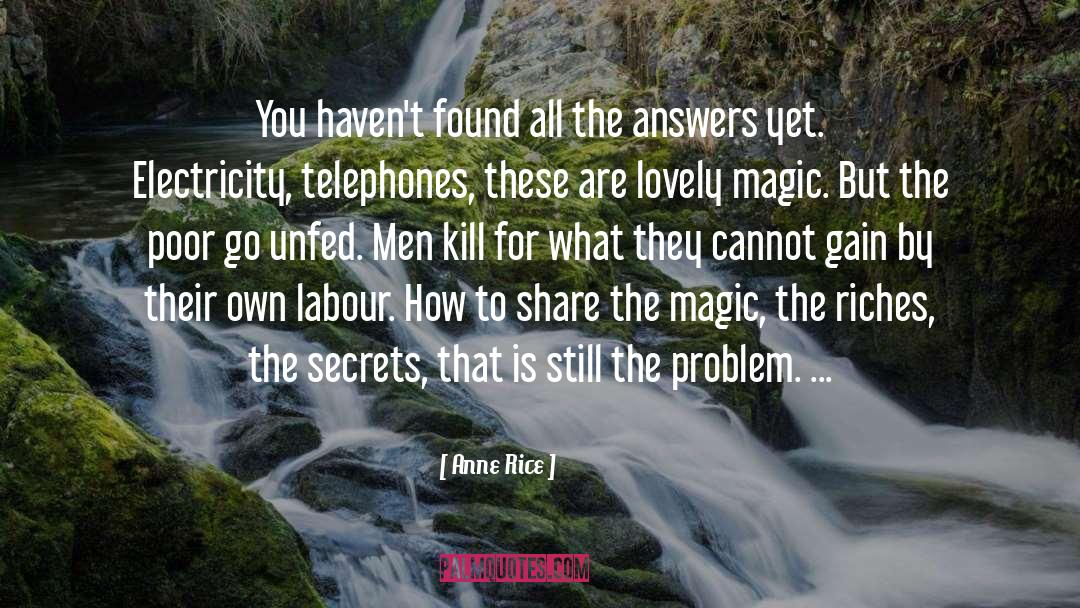 Telephones quotes by Anne Rice