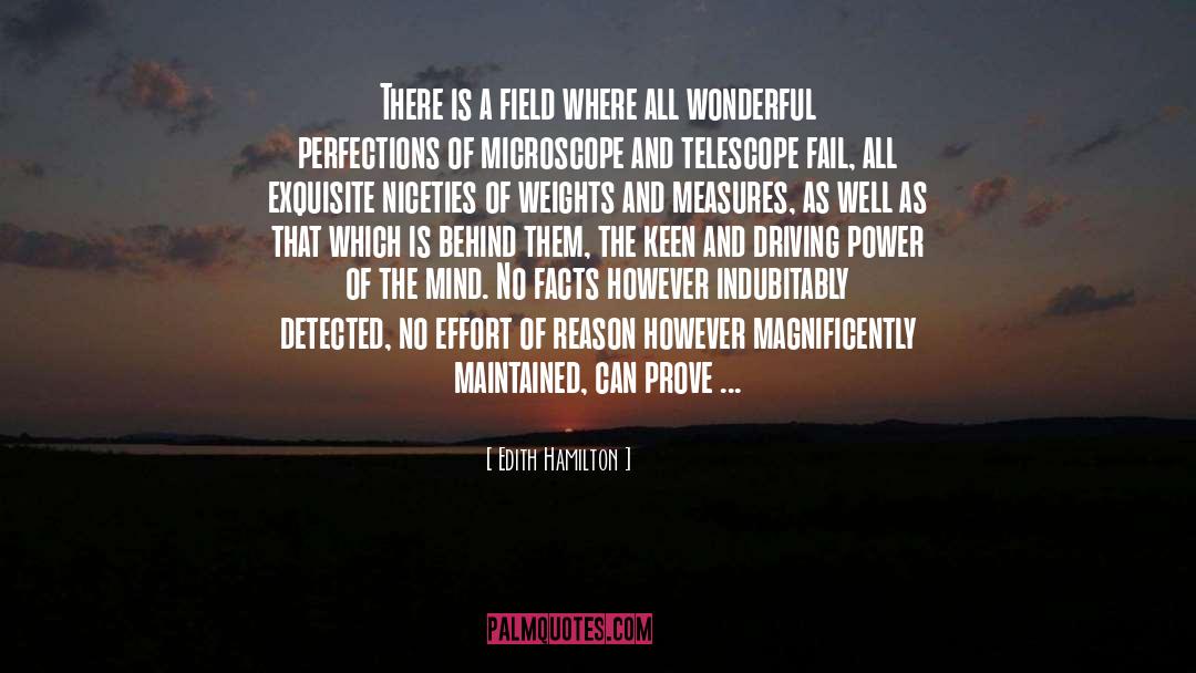 Telescope quotes by Edith Hamilton