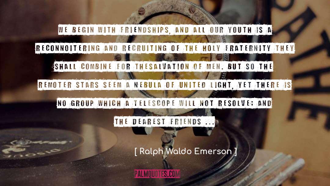 Telescope quotes by Ralph Waldo Emerson