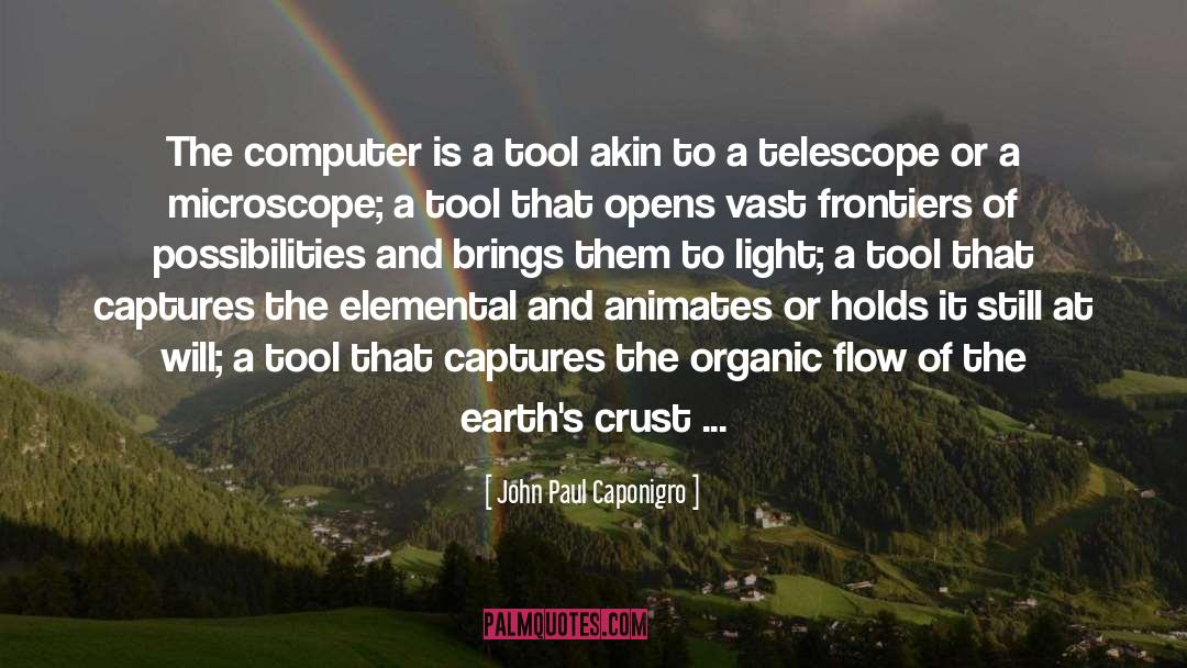 Telescopes quotes by John Paul Caponigro