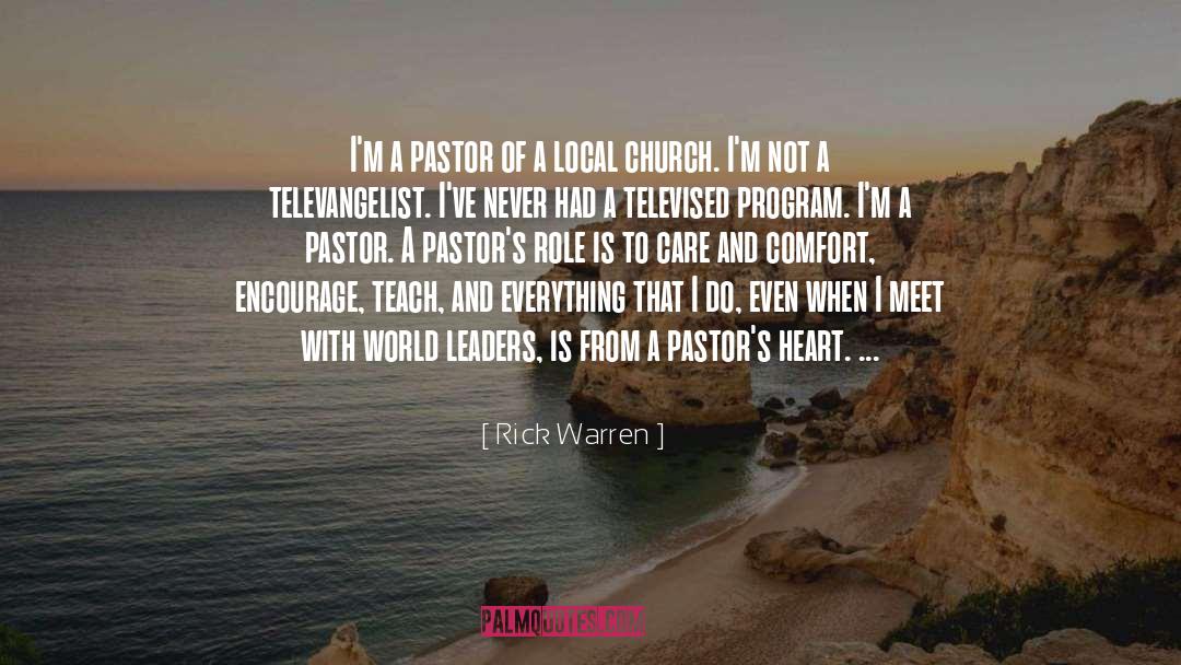 Televangelist quotes by Rick Warren