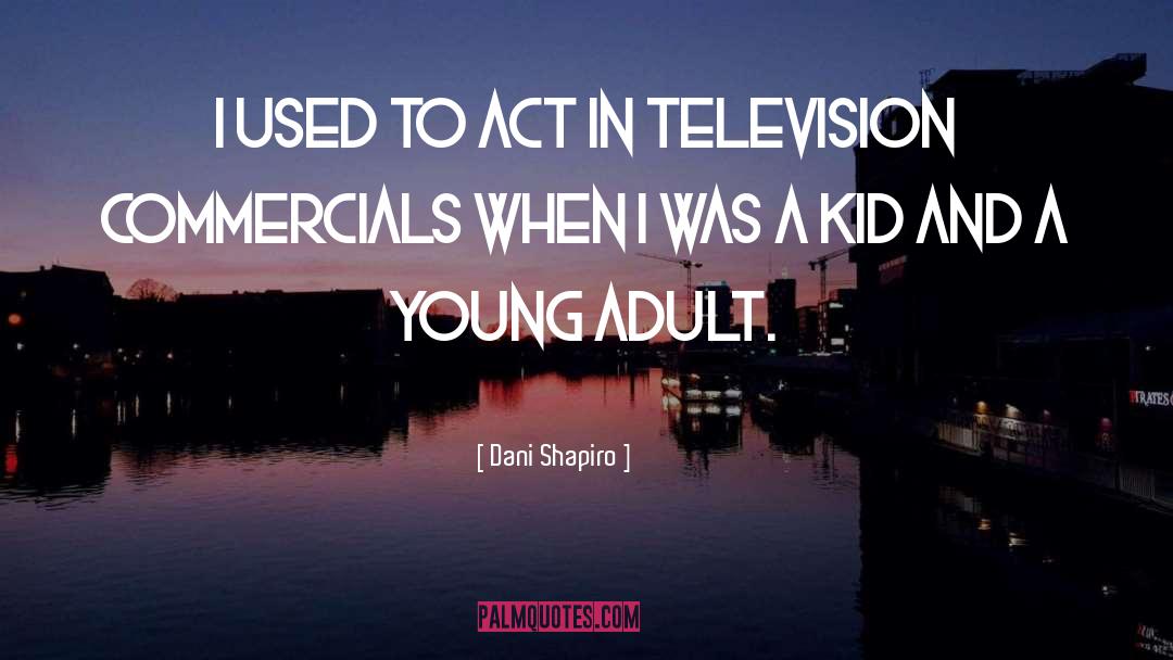 Television Commercials quotes by Dani Shapiro