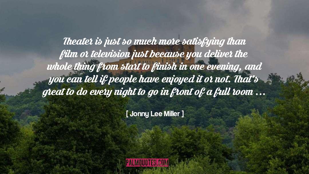 Television Industry quotes by Jonny Lee Miller