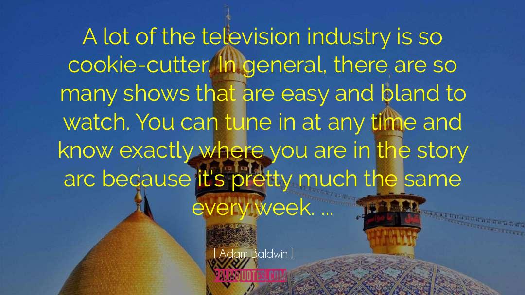 Television Industry quotes by Adam Baldwin