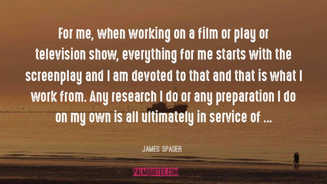 Television Show quotes by James Spader