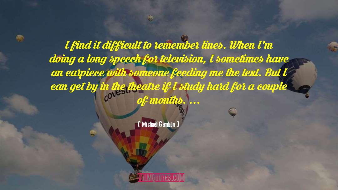 Television Watching quotes by Michael Gambon