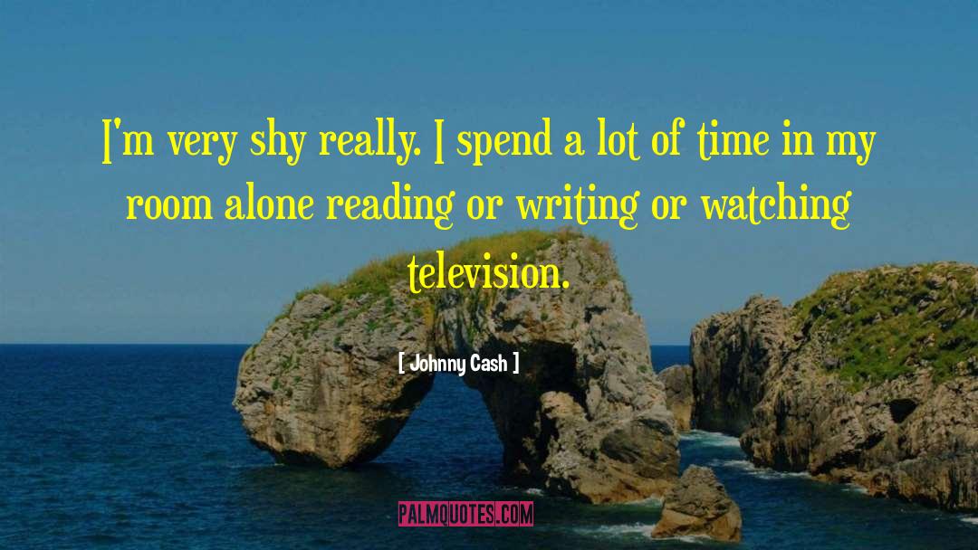 Television Watching quotes by Johnny Cash