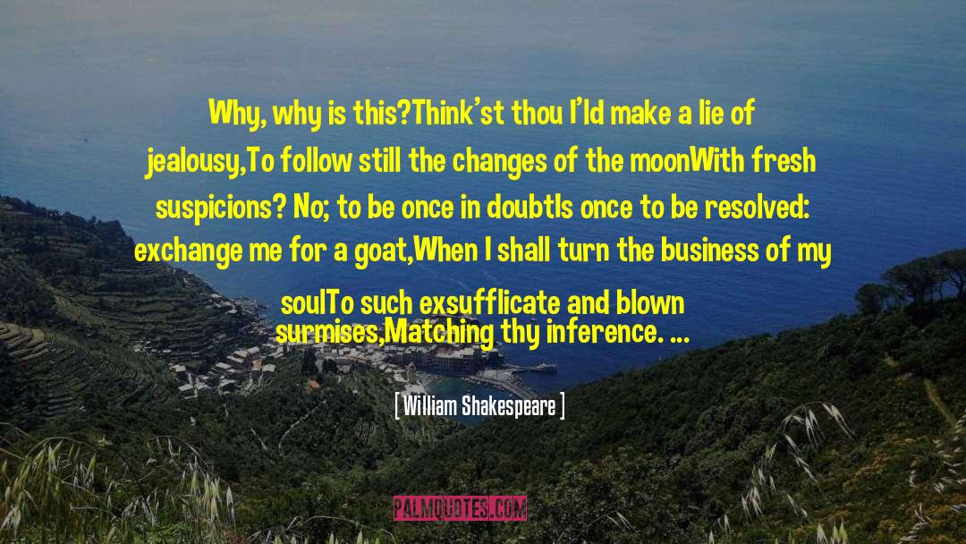 Tell Me A Lie quotes by William Shakespeare