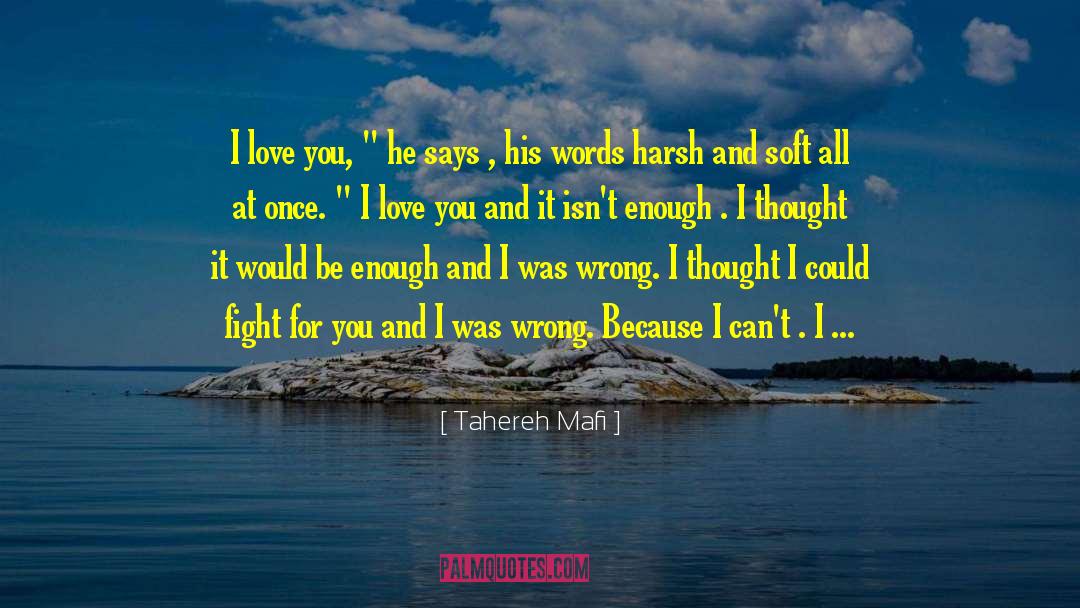 Tell Me You Love Me quotes by Tahereh Mafi