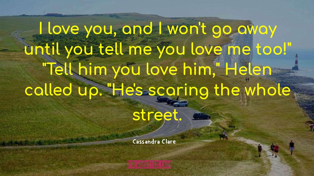 Tell Me You Love Me quotes by Cassandra Clare