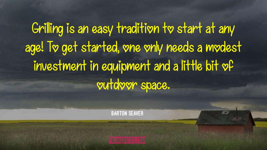 Telles Equipment quotes by Barton Seaver