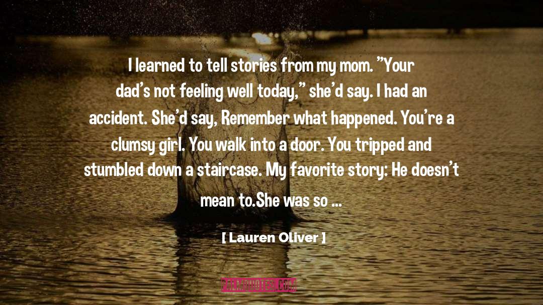 Telling Stories quotes by Lauren Oliver