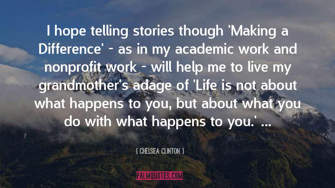 Telling Stories quotes by Chelsea Clinton
