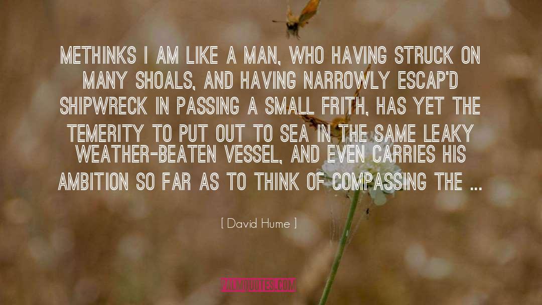 Temerity quotes by David Hume