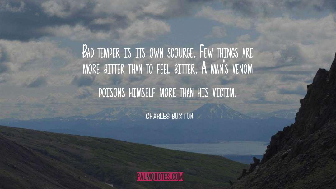 Temper quotes by Charles Buxton