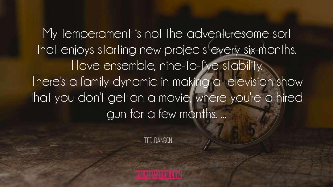 Temperament quotes by Ted Danson
