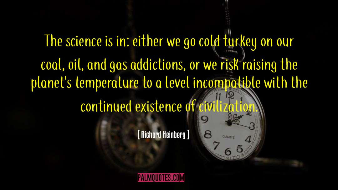 Temperature quotes by Richard Heinberg