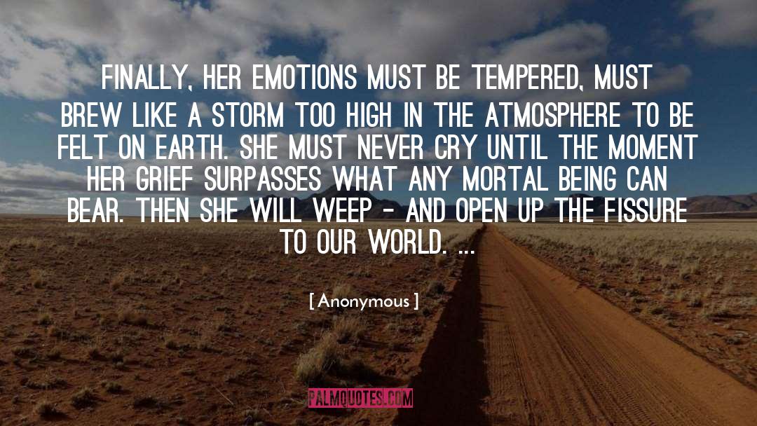 Tempered quotes by Anonymous