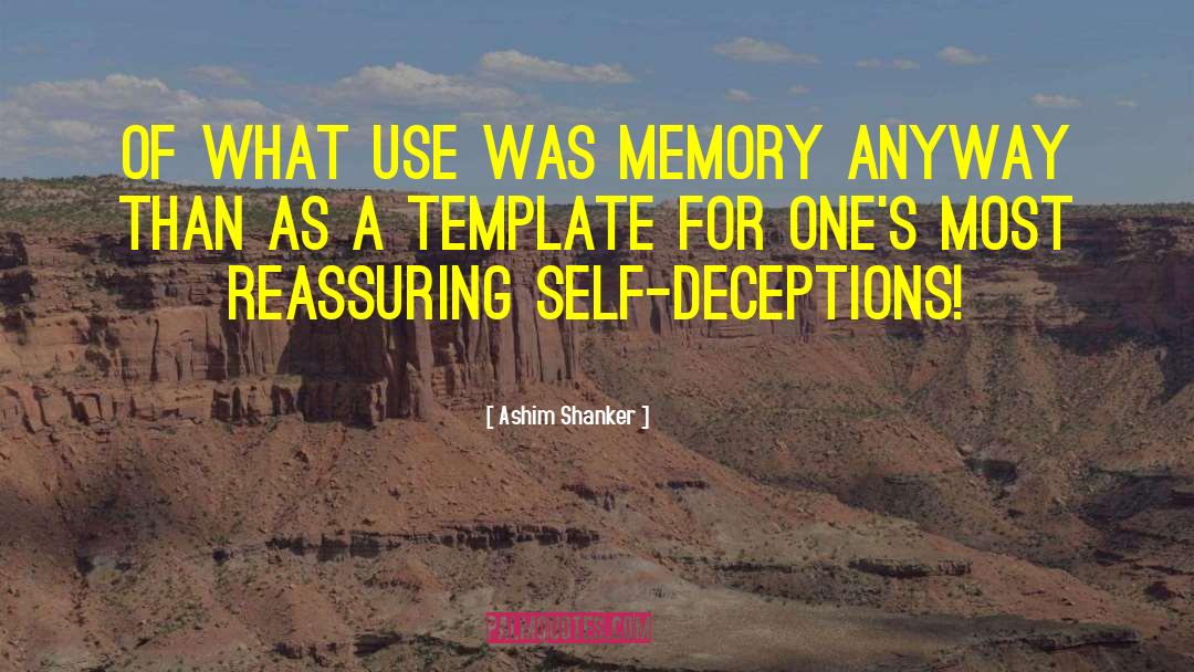 Template quotes by Ashim Shanker