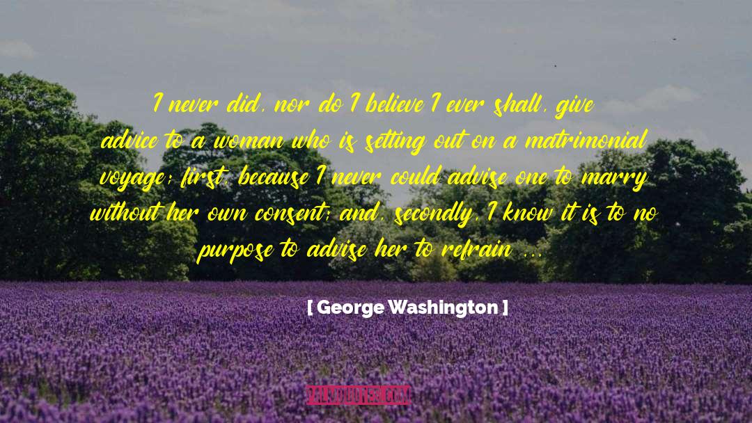 Temple Marriage quotes by George Washington
