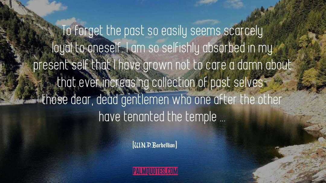 Temple quotes by W.N.P. Barbellion