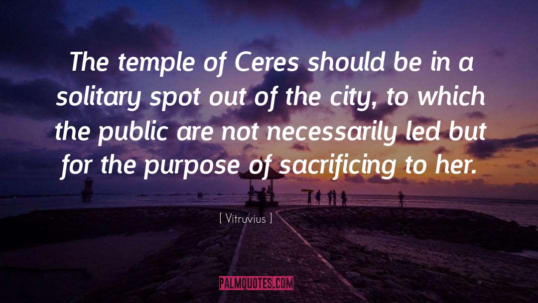 Temple quotes by Vitruvius