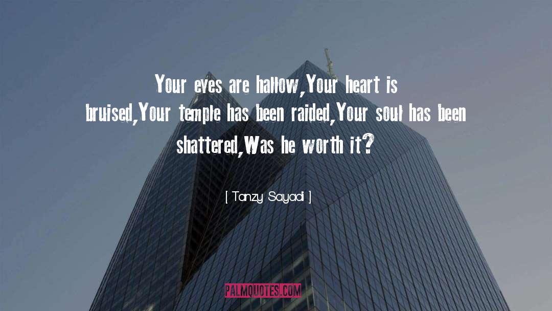 Temple quotes by Tanzy Sayadi