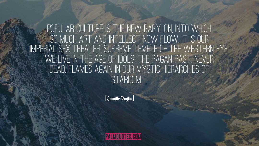 Temples quotes by Camille Paglia