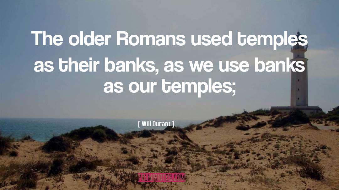 Temples quotes by Will Durant