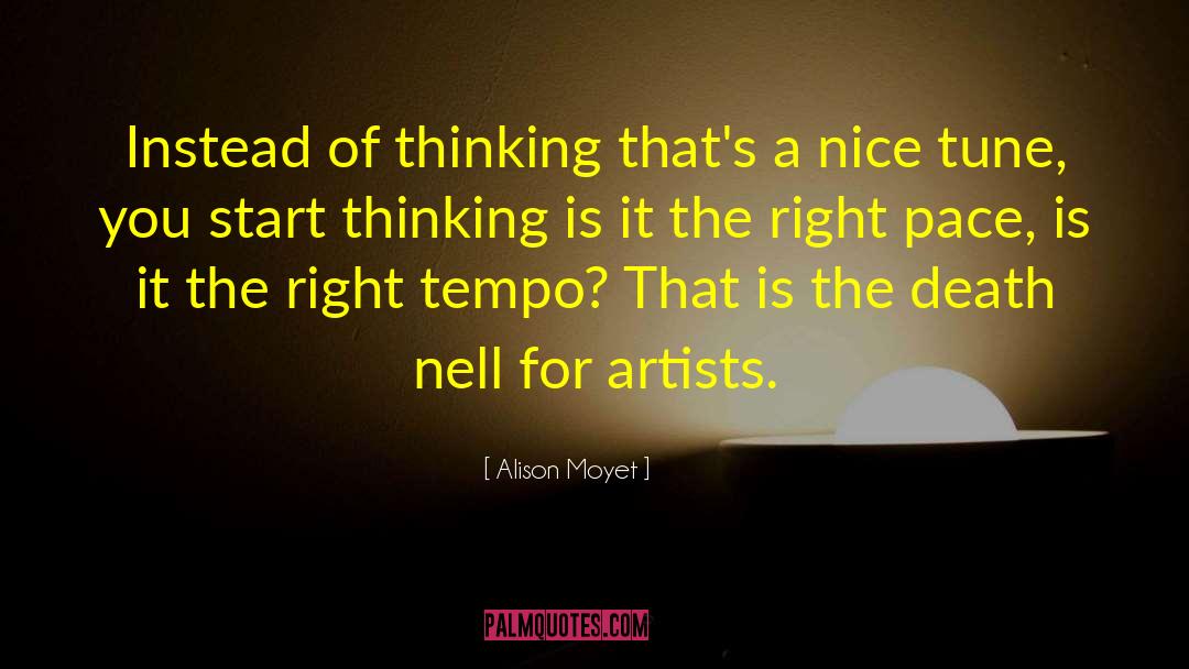 Tempo quotes by Alison Moyet