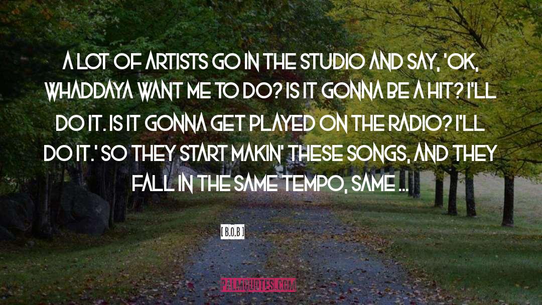 Tempo quotes by B.o.B