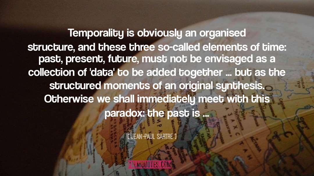 Temporality quotes by Jean-Paul Sartre