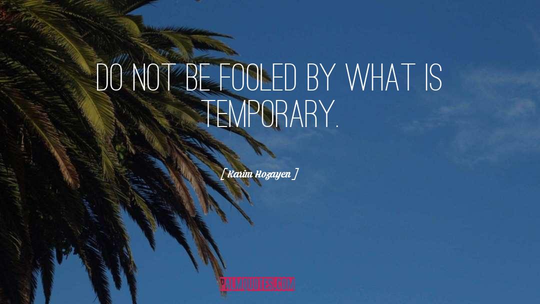 Temporary quotes by Karim Hozayen