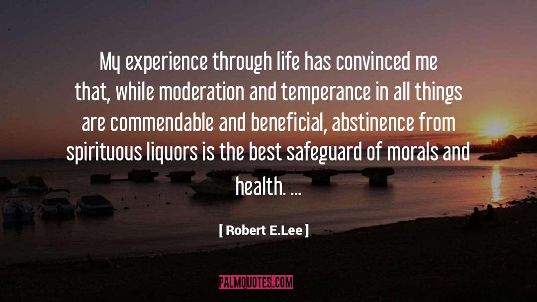 Temptation Alcohol quotes by Robert E.Lee