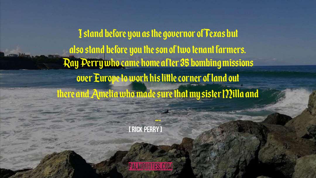 Tenant quotes by Rick Perry