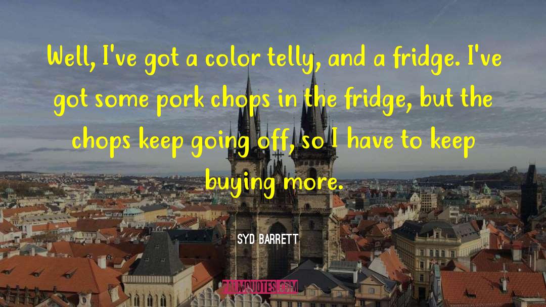 Tenderize Pork quotes by Syd Barrett