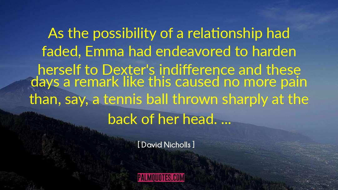 Tennis Balls quotes by David Nicholls