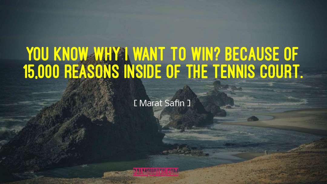 Tennis Court quotes by Marat Safin
