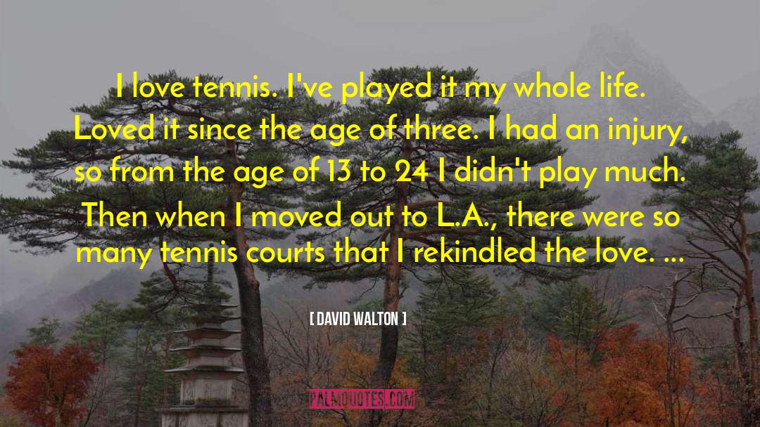 Tennis Courts quotes by David Walton