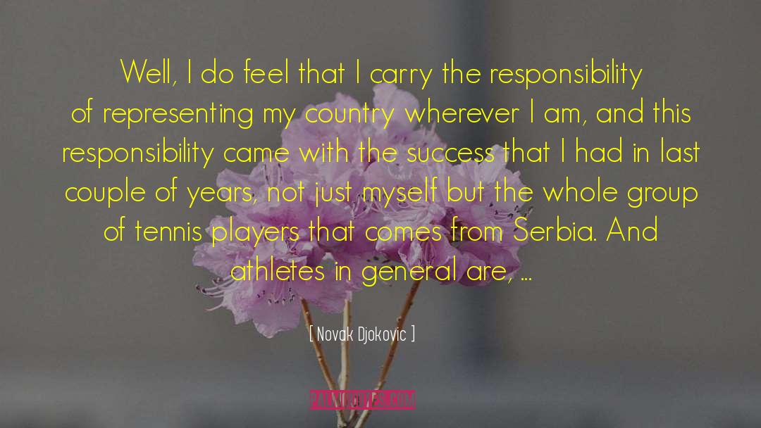 Tennis Player quotes by Novak Djokovic