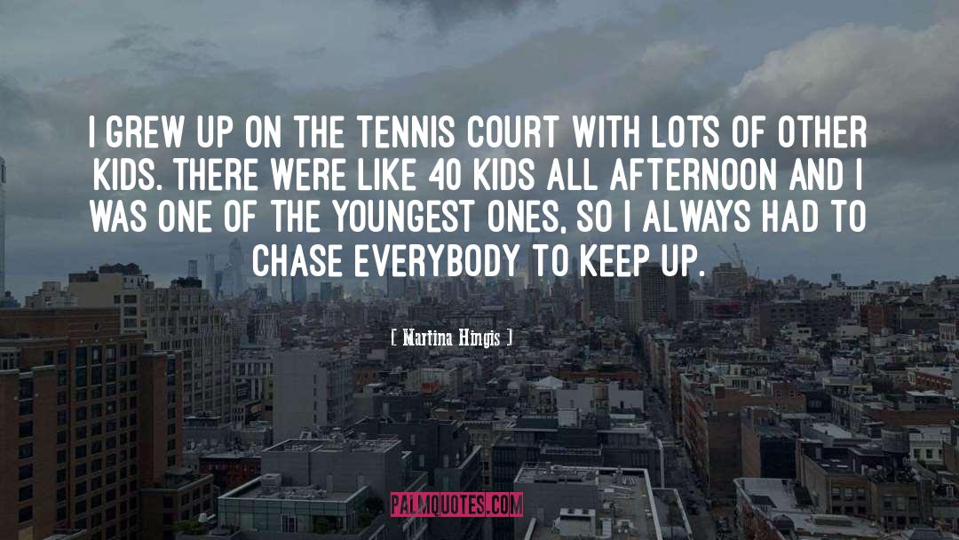 Tennis quotes by Martina Hingis
