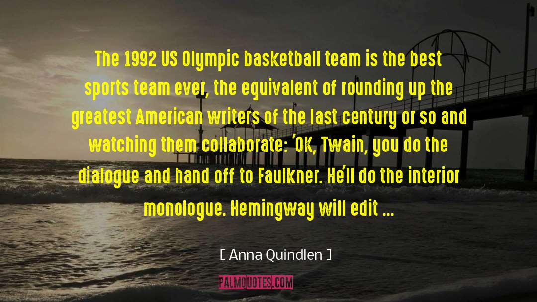 Tennis Team quotes by Anna Quindlen